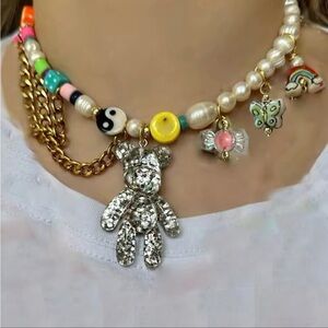 New Fun Bohemian colorful necklace